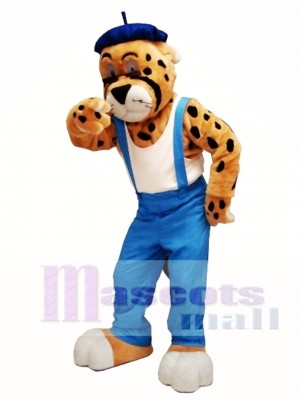 Leisurely Leopard Mascot Costume