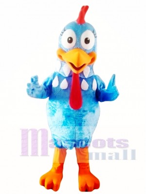 Blue Chicken Mascot Costume Adult Character Costume
