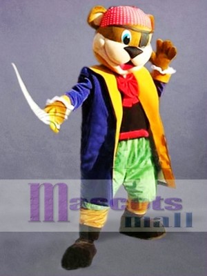 Pirate Bear Mascot Costume
