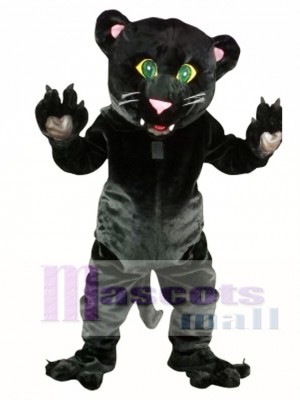 Friendly Black Panther Mascot Costume  