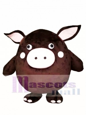Brown Pig Mascot Costumes  