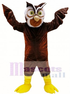 Brown Owl Mascot Costume