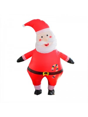 Santa Claus Inflatable Costume Halloween Christmas Costume for Adult Candy Santa