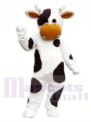 Cute Black and White Cow Mascot Costumes Animal	