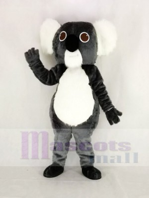 Cute Gray Koala Mascot Costume Cartoon
