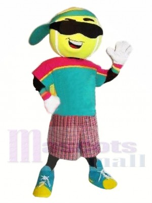 Sport Tennis Ball Mascot Costume 