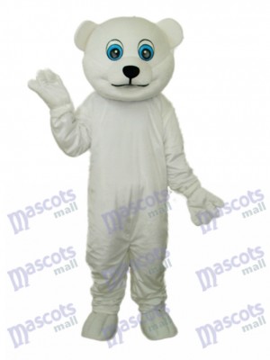 Little Polar Bear Mascot Adult Costume
