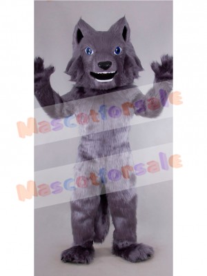 Big Black Wolf Mascot Costume Animal	