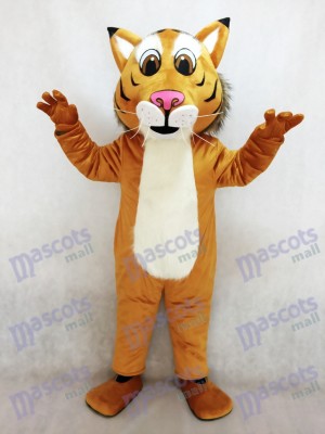 Fierce New Friendly Bobcat Mascot Costume
