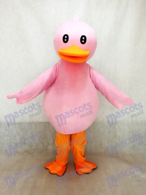 Pink Duck Mascot Costume Pinky Ducky Mascot Costume  