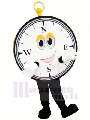 Cute Compass Mascot Costume Cartoon	