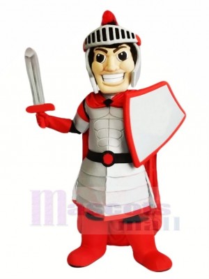 Smiling Knight Mascot Costume College