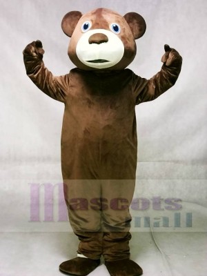 Brown Tommy Teddy Bear Mascot Costumes Animal