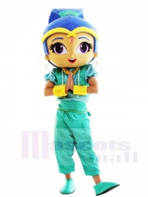Shine Genie from Shimmer and Shine Mascot Costumes People