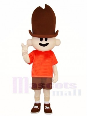 Tall Hat Boy Mascot Costumes Animal 