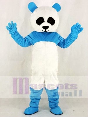 Blue Panda Mascot Costumes Animal 