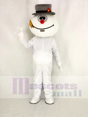 High Quality Frosty Snowman Mascot Costume Cartoon