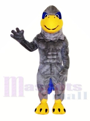 Cute Grey Hawk Mascot Costumes Animal