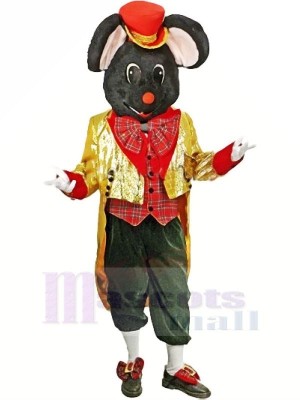 Christmas Gentleman Mouse with Mascot Costumes Animal