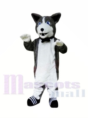 Cute Plush Husky Mascot Costumes Animal	
