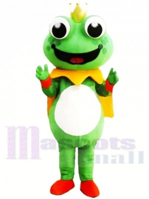 Cartoon King Frog Mascot Costumes
