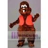 Cute Beaver Mascot Costume