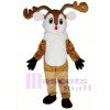 Red Nose Deer Mascot Costume Adult Deer Costume