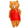 Brown Teddy Bear Inflatable Costume Halloween Xmas Cosplay Costume