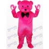 Chef Bear In Rose Clothes Animal Mascot Costume