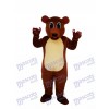 Golden Brown Bear Mascot Adult Costume