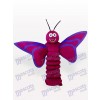  Purple Butterfly Insect Adult Mascot Costume