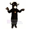 Black Furry Bull Mascot Costumes Animal