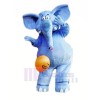 Strong Blue Elephant Mascot Costumes Animal