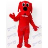 Red Dog Adult Mascot Costume