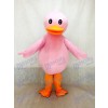 Pink Duck Mascot Costume Pinky Ducky Mascot Costume  