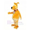 Cute Brown Dog Mascot Costume College  