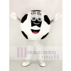 Black and White Football Mascot Costume School	