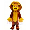 Cute Brown Furry Lion Mascot Costume Cartoon