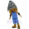 Funny Grey Rocket Mascot Costume Cartoon