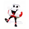 Happy Football Mascot Costume Cartoon	
