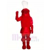 Fashion Red Knight Mascot Costume People