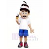 Cute Ice Creamy Boy Mascot Costume Cartoon