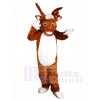 Cute Brown Elk Wapiti Moose Mascot Costumes Animal