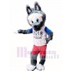 2018 Russia FIFA World Cup Football Zabivaka Grey Wolf Mascot Costumes Animal