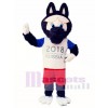 2018 Russia FIFA World Cup Football Zabivaka Black Wolf Mascot Costumes Animal