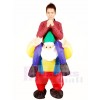 Ride on Garden Gnome Elf Inflatable Halloween Xmas Costumes for Adults