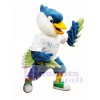 Royal Blue Head Bird Mascot Costumes