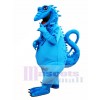 Blue Lizard Mascot Costume Blue Iguana Mascot Costume