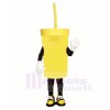 Big Yellow Cup Mascot Costumes Drink 