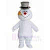 Frosty Snowman with Hat Mascot Costumes Christmas Xmas 